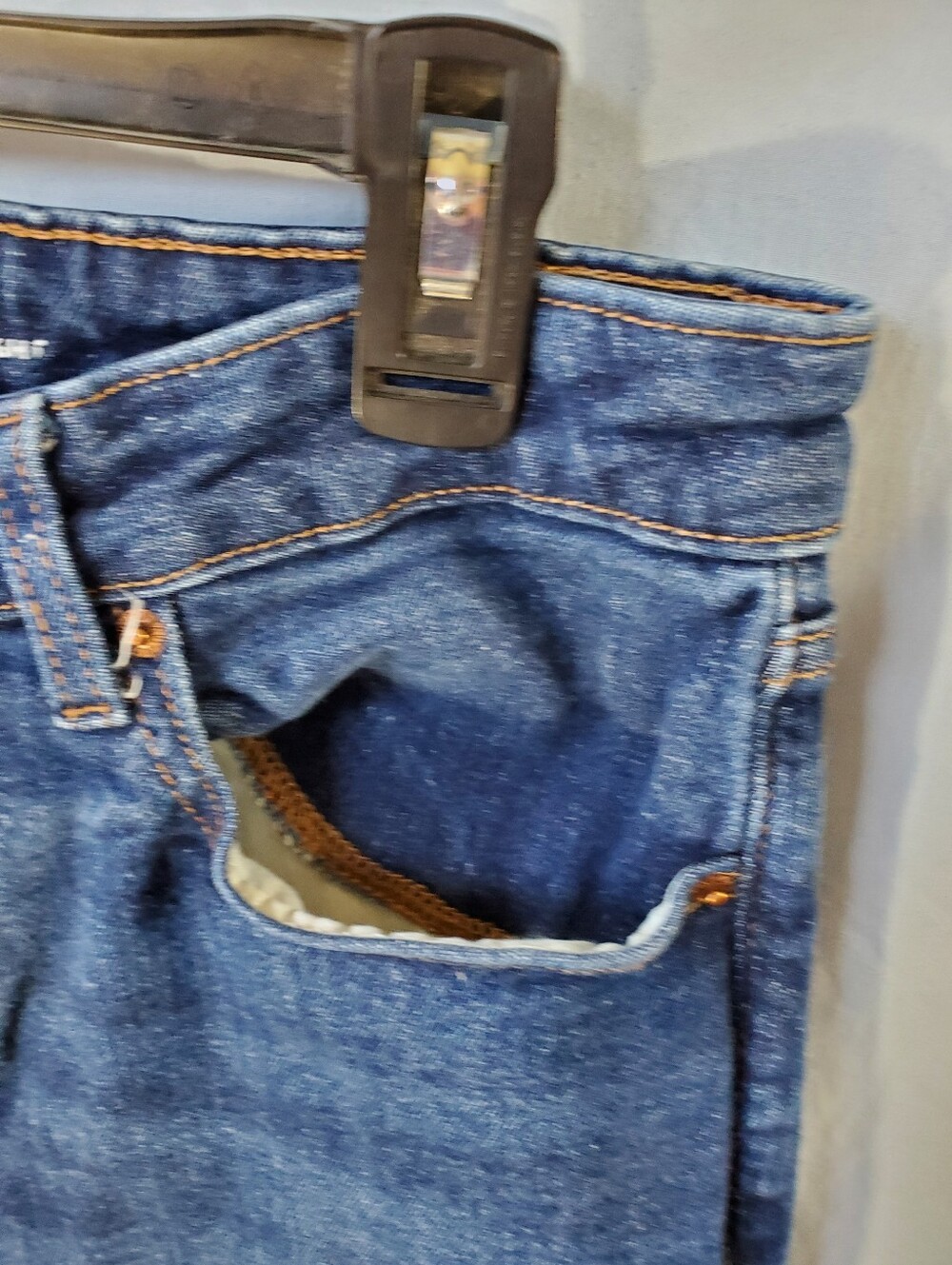 Old Navy Classic Straight-Leg Women’s Jeans in Dark Blue Size 12 - Picture 5 of 10